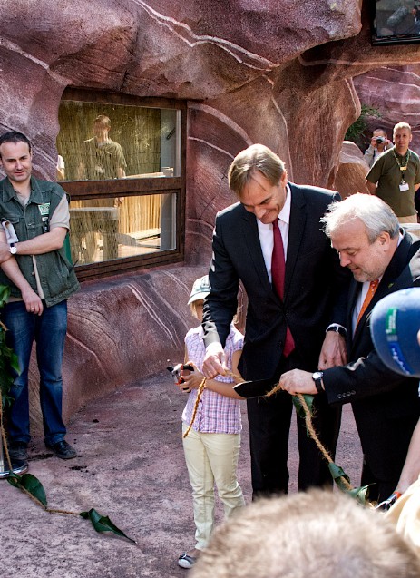 Eröffnung des Gondwanalandes im Zoo Leipzig