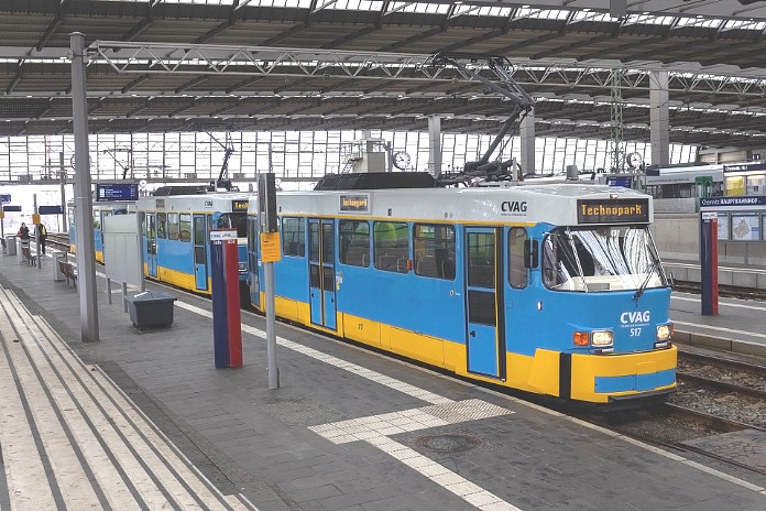 50 Jahre Tatra - Chemnitz Hauptbahnhof Gleis 1