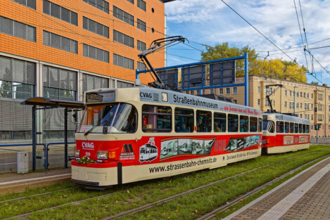 Abschied der Tatrabahnen in Chemnitz