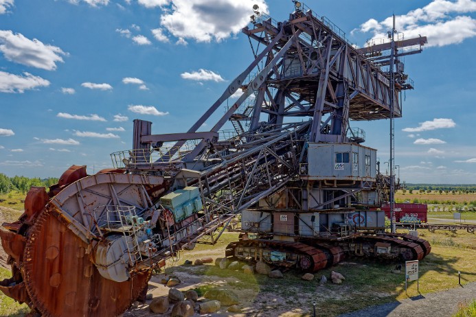 Bergbautechnikpark Großpösna im Leipziger Neuseenland