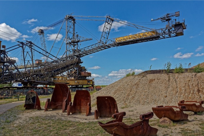 Bergbautechnikpark Großpösna im Leipziger Neuseenland