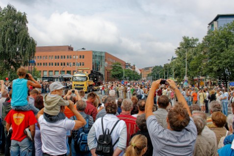 Historischer Loktransport zum Richard Hartmann Jahr 2009 in Chemnitz