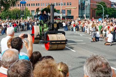 Historischer Loktransport zum Richard Hartmann Jahr 2009 in Chemnitz