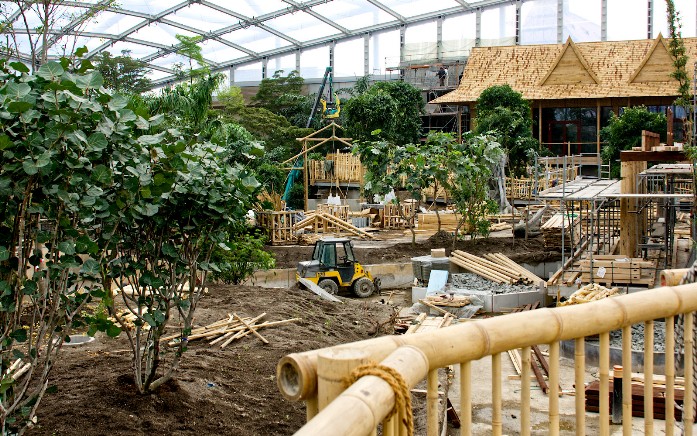 Bau Gondwanaland Zoo Leipzig