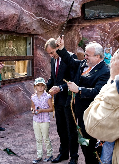 Eröffnung des Gondwanalandes im Zoo Leipzig