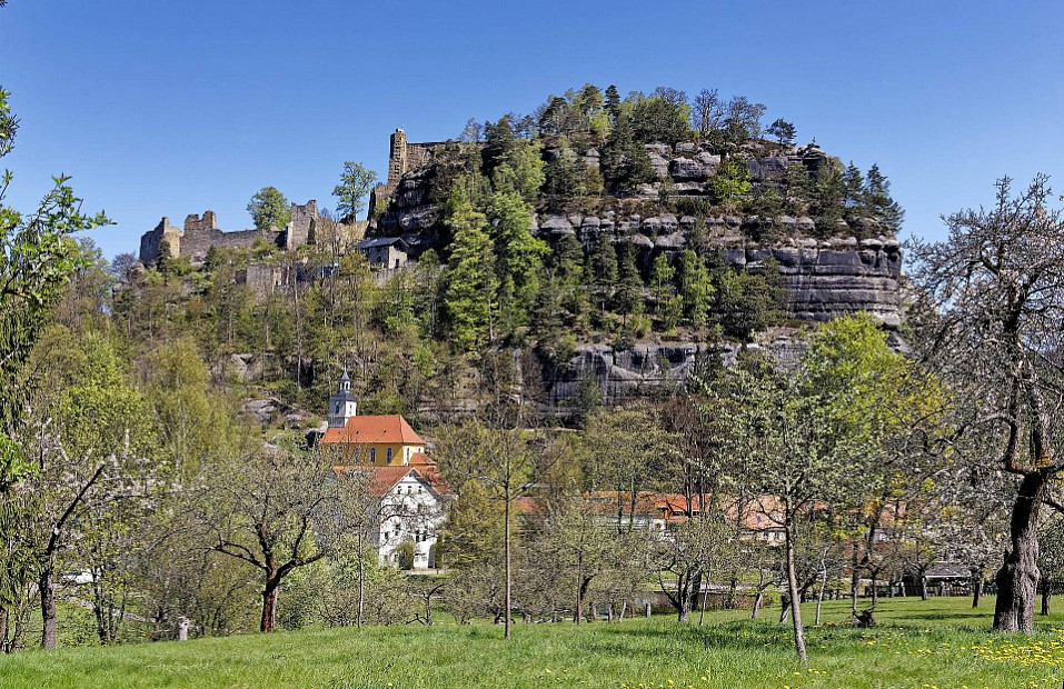 Berg Oybin im Zittauer Gebirge