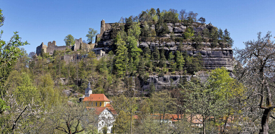 Berg Oybin im Zittauer Gebirge