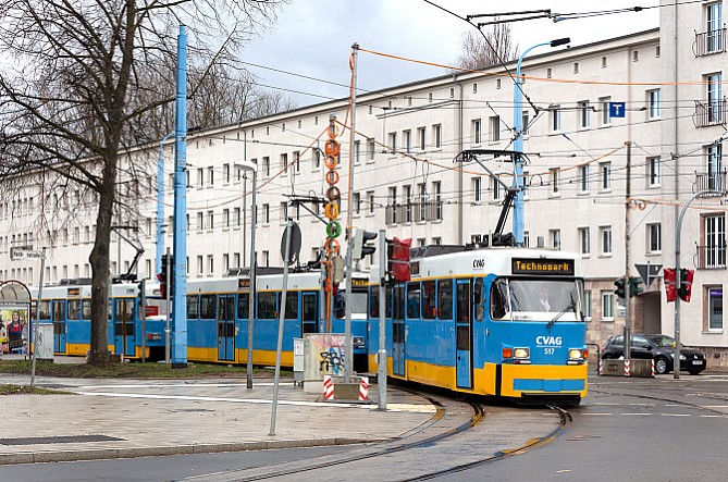 50 Jahre Tatra in Chemnitz -Annenplatz