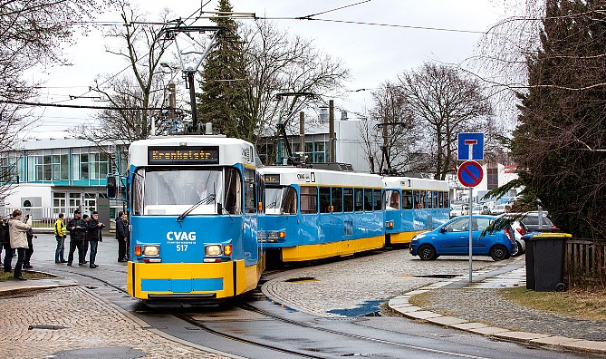 50 Jahre Tatra in Chemnitz - Krenkelstraße